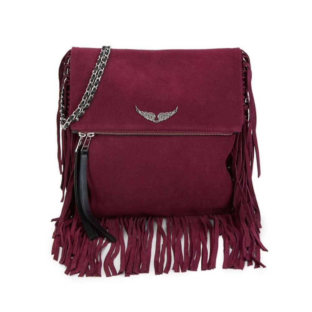 Zadig & Voltaire Rockson Fringe Suede Crossbody